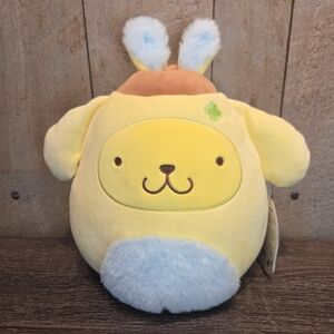 Squishmallow Kellytoy Plush Hello Kitty Sanrio Pompompurin 8" Easter 2023 NWT